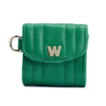 Wolf Mimi Forest Green Earpods Case with Wristlet