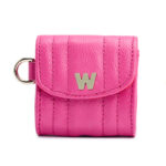 Wolf Mimi Pink Earpods Case with Wristlet