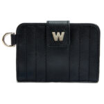 Wolf Mimi Black Credit Card Holder with Wristlet - Image 4