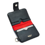 Wolf Mimi Black Credit Card Holder with Wristlet - Image 2