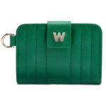 Wolf Mimi Forest Green Credit Card Holder with Wristlet - Image 4
