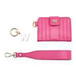 Wolf Mimi Pink Credit Card Holder with Wristlet - Image 8