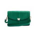 Wolf Mimi Forest Green Crossbody Bag with Wristlet