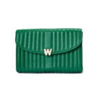 Wolf Mimi Forest Green Crossbody Bag with Wristlet - Image 5