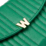 Wolf Mimi Forest Green Crossbody Bag with Wristlet - Image 8