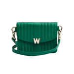 Wolf Mimi Mini Forest Green Bag with Wristlet & Lanyard