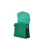 Wolf Mimi Mini Forest Green Bag with Wristlet & Lanyard - Image 3