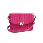 Wolf Mimi Mini Pink Bag with Wristlet & Lanyard