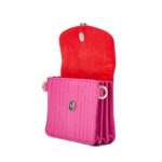 Wolf Mimi Mini Pink Bag with Wristlet & Lanyard - Image 3