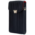 Wolf Mimi Black Phone Case with Wristlet & Lanyard - Image 4