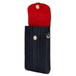 Wolf Mimi Black Phone Case with Wristlet & Lanyard - Image 3