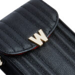 Wolf Mimi Black Phone Case with Wristlet & Lanyard - Image 8