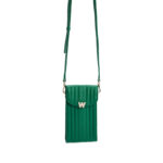 Wolf Mimi Forest Green Phone Case with Wristlet & Lanyard
