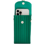 Wolf Mimi Forest Green Phone Case with Wristlet & Lanyard - Image 2