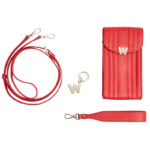 Wolf Mimi Red Phone Case with Wristlet & Lanyard - Image 9