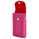 Wolf Mimi Pink Phone Case with Wristlet & Lanyard - Image 3