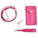 Wolf Mimi Pink Phone Case with Wristlet & Lanyard - Image 9