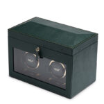 Wolf Green British Racing Double Watch Winder with Storage - Image 3