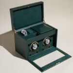 Wolf Green British Racing Double Watch Winder with Storage - Image 5