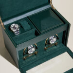 Wolf Green British Racing Double Watch Winder with Storage - Image 6