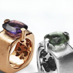 Pitti e Sisi Violet Quartz Rose Ring - Image 9