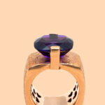 Pitti e Sisi Violet Quartz Rose Ring - Image 3