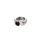 Pitti e Sisi Smoky Quartz Silver Ring