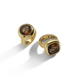 Pitti e Sisi Smoky Quartz Round Gold Ring - Image 3