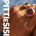Pitti e Sisi Violet Quartz Round Rose Ring - Image 3