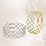 Oro Trend Diamond Wavy Strands Gold Bracelet - Image 2