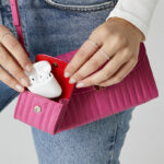 Wolf Mimi Pink Earpods Case with Wristlet - Image 11