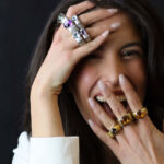 Pitti e Sisi Smoky Quartz Gold Ring - Image 6
