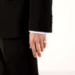 Gucci Icon Gold White Band Interlocking G Ring - Image 3