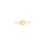 Gucci Interlocking G Motif Yellow Gold Ring - Image 5