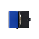 Secrid Miniwallet Matte Black & Blue - Image 4
