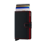 Secrid Miniwallet Matte Black & Red - Image 2