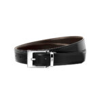 Montblanc Black Leather Belt 30mm