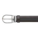 Montblanc Horseshoe Buckle Black-Brown Reversible Leather Belt 30mm - Image 3