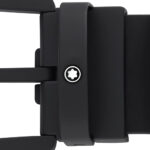 Montblanc Horseshoe Buckle Black Leather Belt 35mm - Image 3