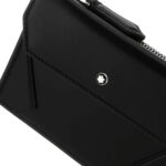 Montblanc Meisterstück Black Leather Zipped Card Holder - Image 4