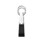 Montblanc Sartorial Black Leather Loop Key Fob - Image 2