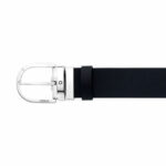 Montblanc Horseshoe Buckle Black-Mosto Reversible Leather Belt 35mm - Image 2