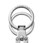 Montblanc Sartorial Gray Leather Loop Key Fob - Image 2