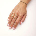 Gavello Divina V Rose Gold Ring - Image 3