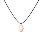 Very Gavello Hamsa Rose Gold Pendant - Image 5
