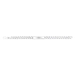 Gucci Tag Interlocking Diagonal Silver Bracelet - Image 2