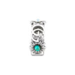 Gucci GG Marmont Double G Mother of Pearl Silver Ring - Image 4