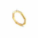 Gucci Link to Love Gold Mirrored Ring