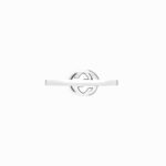Gucci Interlocking Diamond White Gold Ring - Image 3