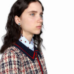 Gucci GG Marmont Double G Flower Silver Stud Earrings - Image 3